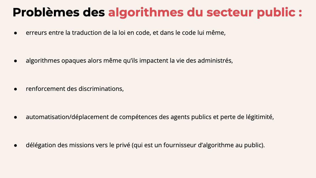 Capture d'écran des slides de présentation